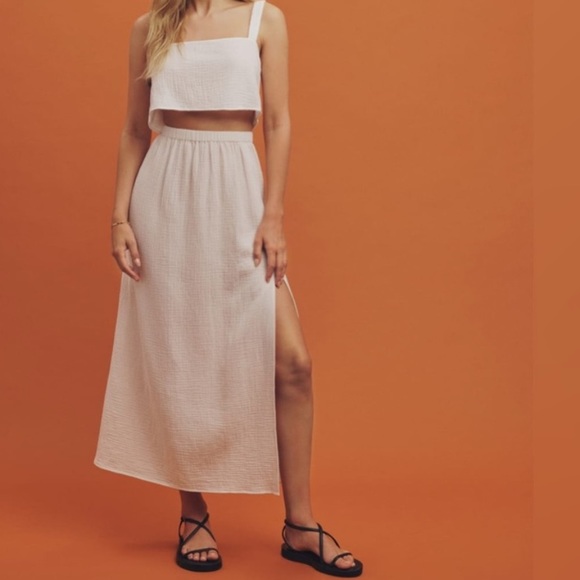 Reformation Dresses & Skirts - Reformation Dawn Gauze Cotton Maxi skirt